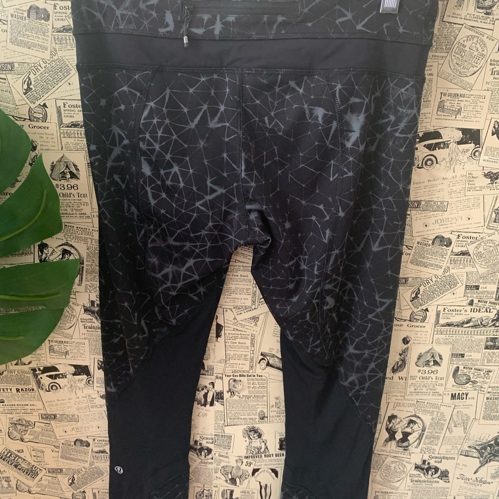 Lululemon run inspire crop mesh star crushed coal - Picture 6 of 10